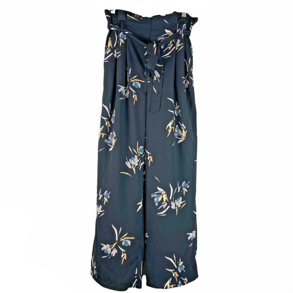 A New Day High-Rise Paperbag Floral Pants Sz M